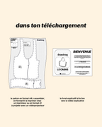 Patron "Le Cabas" à froufrou