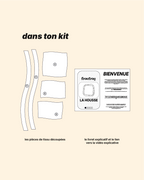 Kit couds ta housse de coussin à froufrou