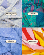 Housse de coussin carrée à froufrou