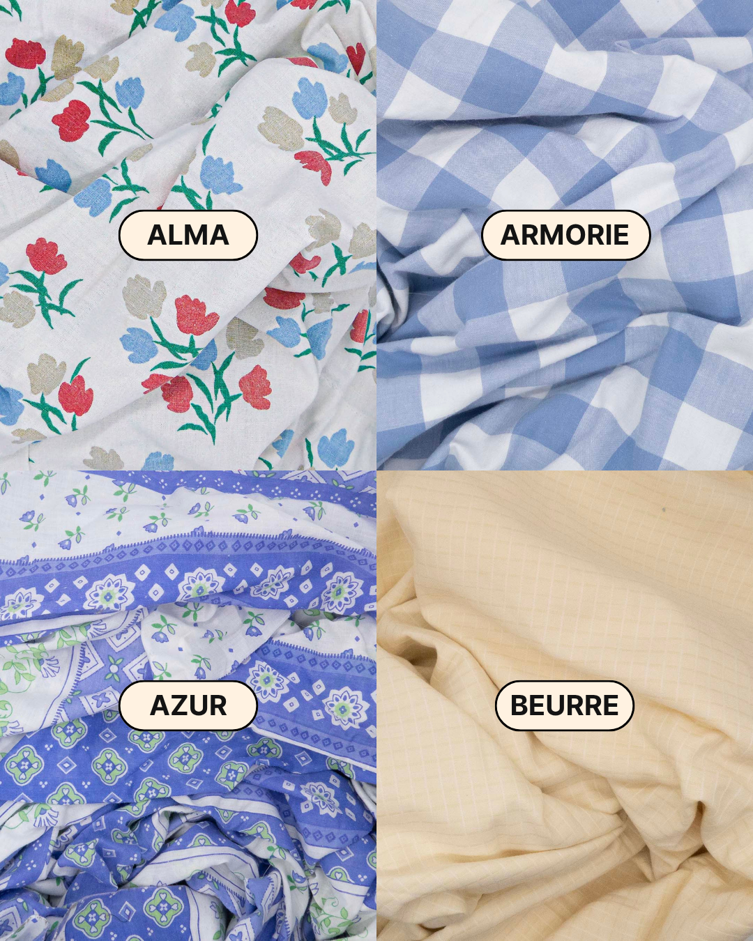 Kit couds ta housse de coussin à froufrou