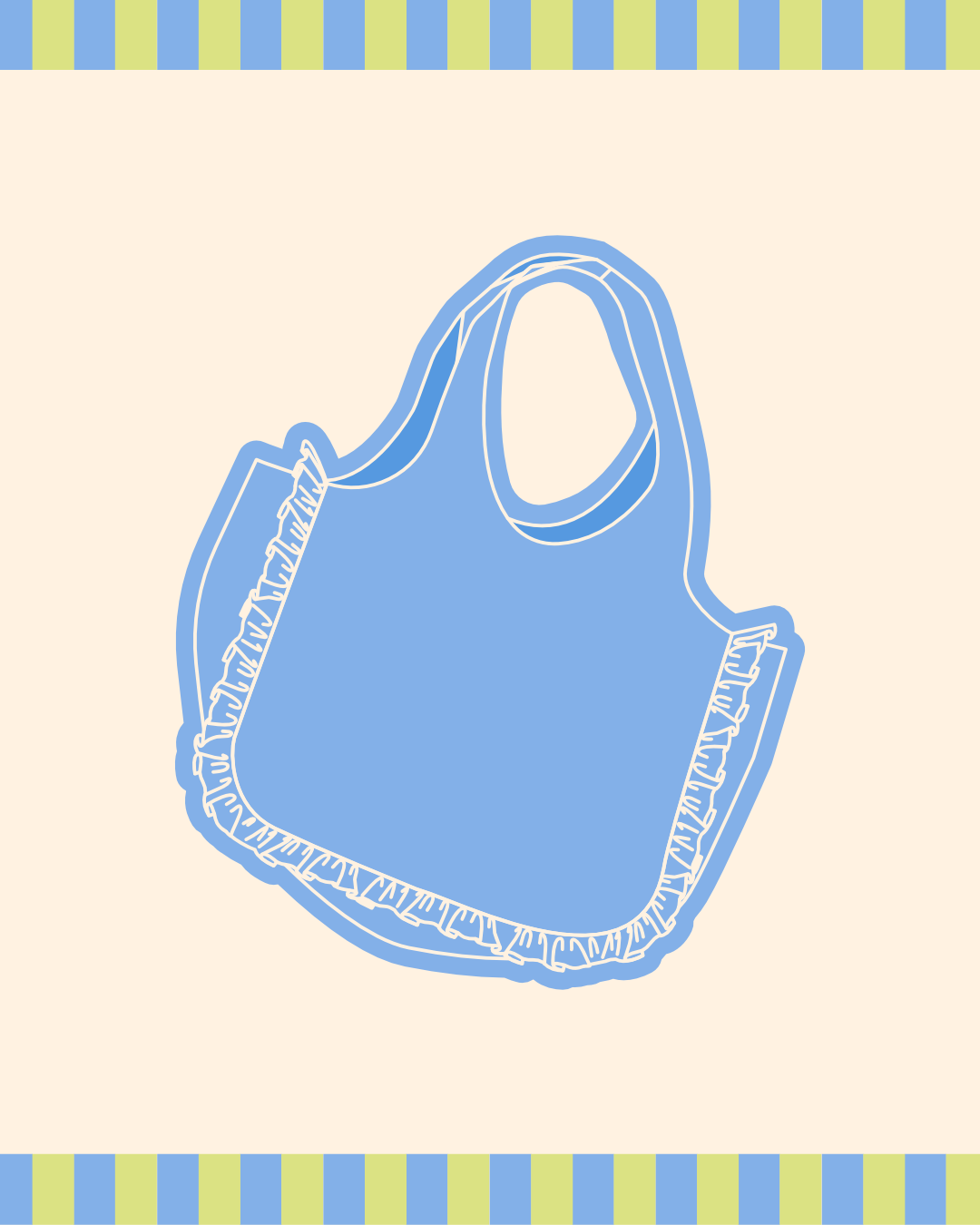 Patron "Le Cabas" à froufrou