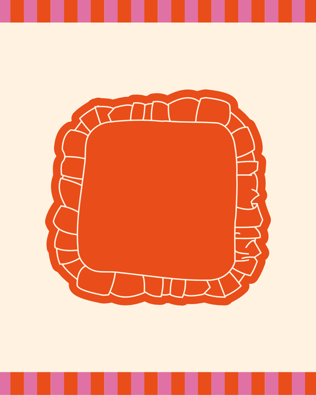 Patron Housse de coussin à froufrou